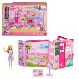 Barbie Weekendowy domek dla lalek Zestaw i lalka
