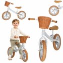 Rowerek biegowy Trike Fix Balance z koszykiem brązowy