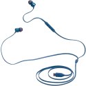 Słuchawki przewodowe douszne USB C JBL Tune 310C niebieskie