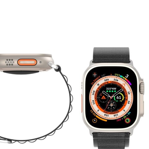 DUX DUCIS pasek GS nylonowy do Apple Watch 42 / 44 / 45 / 49 mm czarny