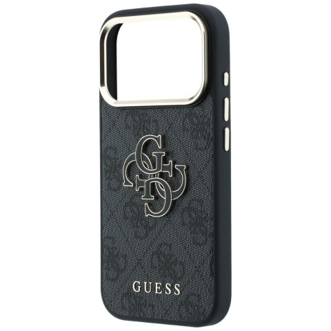 GUESS futerał do IPHONE 18 Pro / 17 Pro GUE005481 (PU FW Resin Logo) czarny