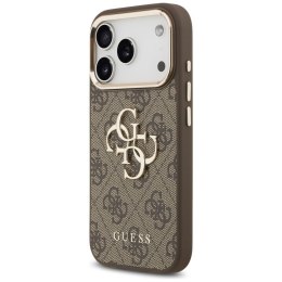 GUESS futerał do IPHONE 18 Pro / 17 Pro GUE005483 (PU W/ Big 4G Classic Logo) brązowy złoty