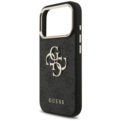 GUESS futerał do IPHONE 18 Pro / 17 Pro GUE005483 (PU W/ Big 4G Classic Logo) czarny złoty