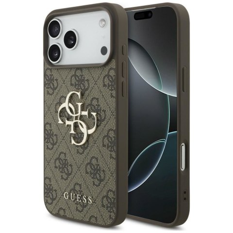 GUESS futerał do IPHONE 18 Pro / 17 Pro GUE005601 (4G PU Big Logo) brązowy