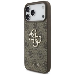 GUESS futerał do IPHONE 18 Pro / 17 Pro GUE005601 (4G PU Big Logo) brązowy