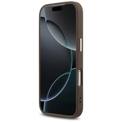 GUESS futerał do IPHONE 18 Pro Max / 17 Pro Max GUE005488 (PU W/ Big 4G Classic Logo) brązowy złoty