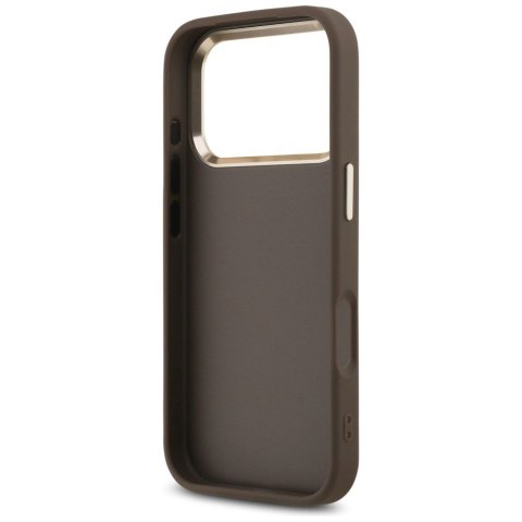 GUESS futerał do IPHONE 18 Pro Max / 17 Pro Max GUE005488 (PU W/ Big 4G Classic Logo) brązowy złoty