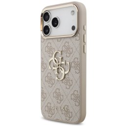 GUESS futerał do IPHONE 18 Pro Max / 17 Pro Max GUE005593 (PU W/ Big 4G Classic Logo) różowy złoty
