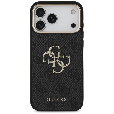 GUESS futerał do IPHONE 18 Pro Max / 17 Pro Max GUE005594 (PU W/ Big 4G Classic Logo) czarny złoty