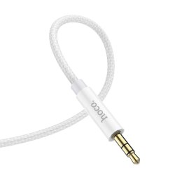 Kabel AUX Jack 3,5 mm do USB C Hoco 1 m UPA19 srebrny