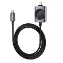 Kabel Hoco USB C do USB C PD100W z funcją ładowania iWatcha 1,2 m CW66 czarny