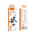 Kabel USB A do Lightning Hoco 2,4A 1 m X110 czarny