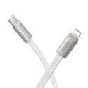 Kabel USB C do Lightning Hoco PD 30W 1 m płaski X125 biały