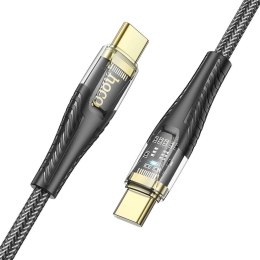 Kabel USB C do USB C Hoco 3A 60W 1,2 m U121 czarny