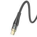Kabel USB C do USB C Hoco 3A 60W 1,2 m U121 czarny