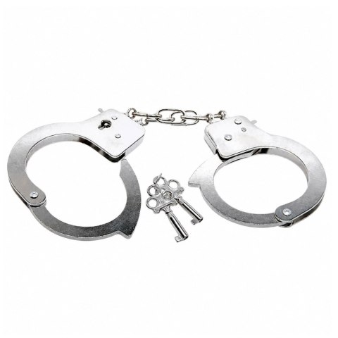 Kajdanki Dla Małego Policjanta Metalowe Z Kluczykami Dla Dzieci Srebrne