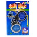 Kajdanki Dla Małego Policjanta Metalowe Z Kluczykami Dla Dzieci Srebrne