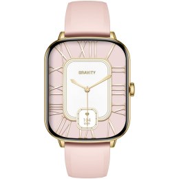 SMARTWATCH DAMSKI GRAVITY GT30-1 - ROZMOWY BLUETOOTH, DODATKOWY PASEK (sg058a)