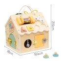 TOOKY TOY Drewniany Domek Manipulacyjny