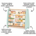 TOOKY TOY Liczydło Dwustronne do Nauli Liczenia oraz Alfabetu Obrazki