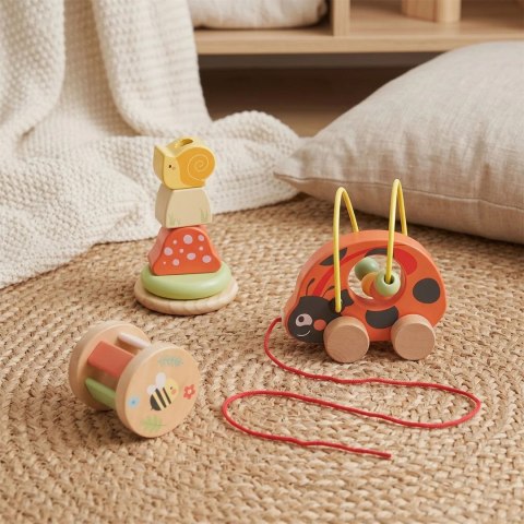 TOOKY TOY Zestaw Biedronka do Zabawy Rozwojowej 3w1