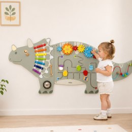 VIGA Ścienny Panel Aktywności Dinozaur Triceratops Tablica 18m+