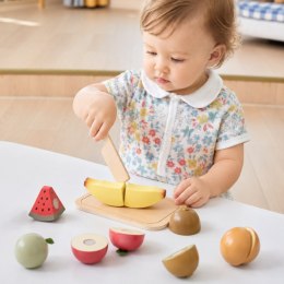 Viga Drewniane Owoce Do Krojenia Na Rzepy Deska Nóż PolarB Zabawka Edukacyjna