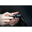 Uchwyt na telefon do samochodu magnetyczny zgodny z MagSafe Forcell F-Grip PrecisionX do szyby / deski / kratki czarny