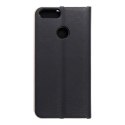 Etui z klapką na Huawei P SMART Luna Book Gold czarne