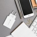 Ładowarka sieciowa do telefonu Forcell F-Energy USB C QC4.0 PD 3A 25W TFK-TC-25WPD biała