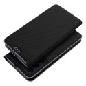 Etui z klapką na Samsung A13 5G / A04S Luna Book Carbon czarne