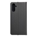 Etui z klapką na Samsung A13 5G / A04S Luna Book Carbon czarne