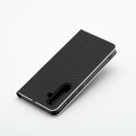 Etui z klapką na Samsung A13 5G / A04S Luna Book Carbon czarne