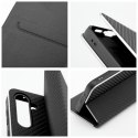 Etui z klapką na Samsung A13 5G / A04S Luna Book Carbon czarne