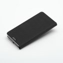 Etui z klapką na Samsung A23 5G Luna Book Carbon czarne