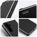 Etui z klapką na Samsung A23 5G Luna Book Carbon czarne