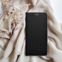 Etui z klapką na Samsung A23 5G Luna Book Carbon czarne