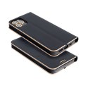 Etui z klapką na Samsung A34 5G Luna Book Gold czarne
