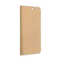 Etui z klapką na Samsung A50 Luna Book Gold złote