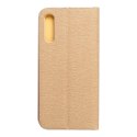 Etui z klapką na Samsung A50 Luna Book Gold złote