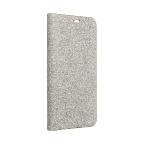 Etui z klapką na Samsung S25 Luna Book Gold srebrne