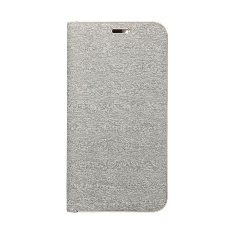 Etui z klapką na Samsung S25 Luna Book Gold srebrne