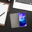 Etui z klapką na Samsung S25 Luna Book Gold srebrne