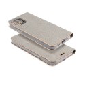 Etui z klapką na Samsung S25 Luna Book Gold srebrne