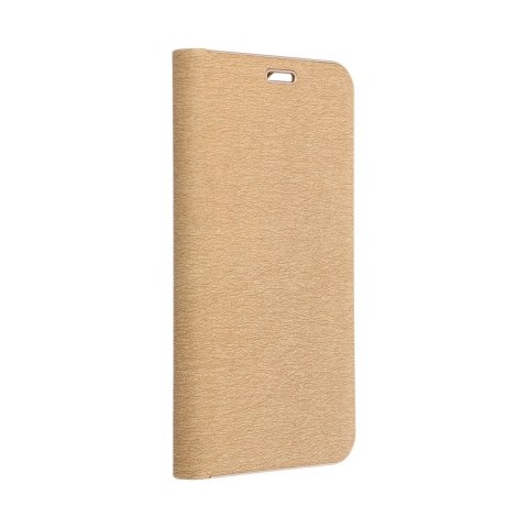 Etui z klapką na Samsung S25 Luna Book Gold złote