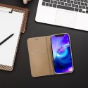Etui z klapką na Samsung S25 Luna Book Gold złote