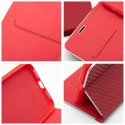Etui z klapką na Samsung S26 Luna Book Carbon czerwone