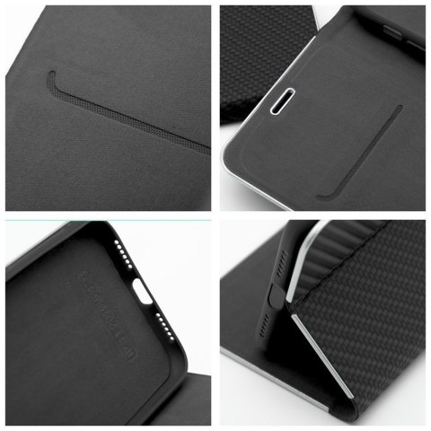 Etui z klapką na Samsung S26 ULTRA Luna Book Carbon czarne