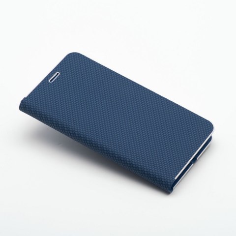 Etui z klapką na Samsung S26 ULTRA Luna Book Carbon niebieskie
