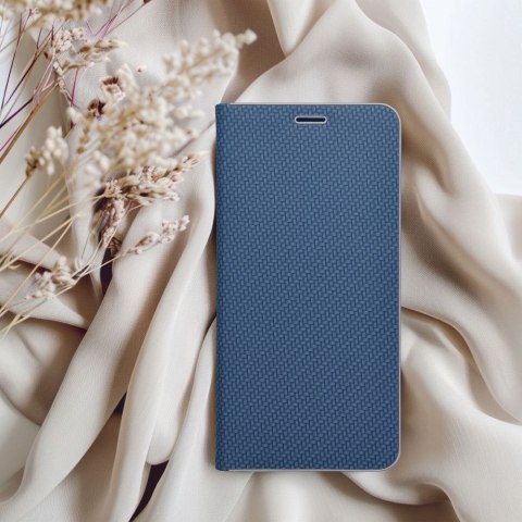 Etui z klapką na Samsung S26 ULTRA Luna Book Carbon niebieskie